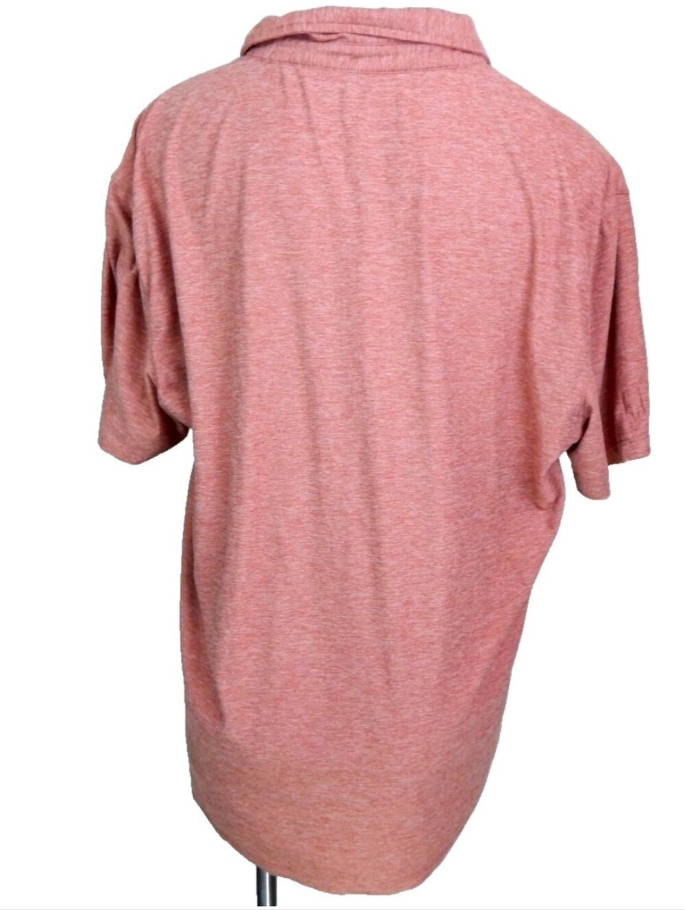 Vuori Strato Tech Polo Heathered Red - Picture 3 of 4